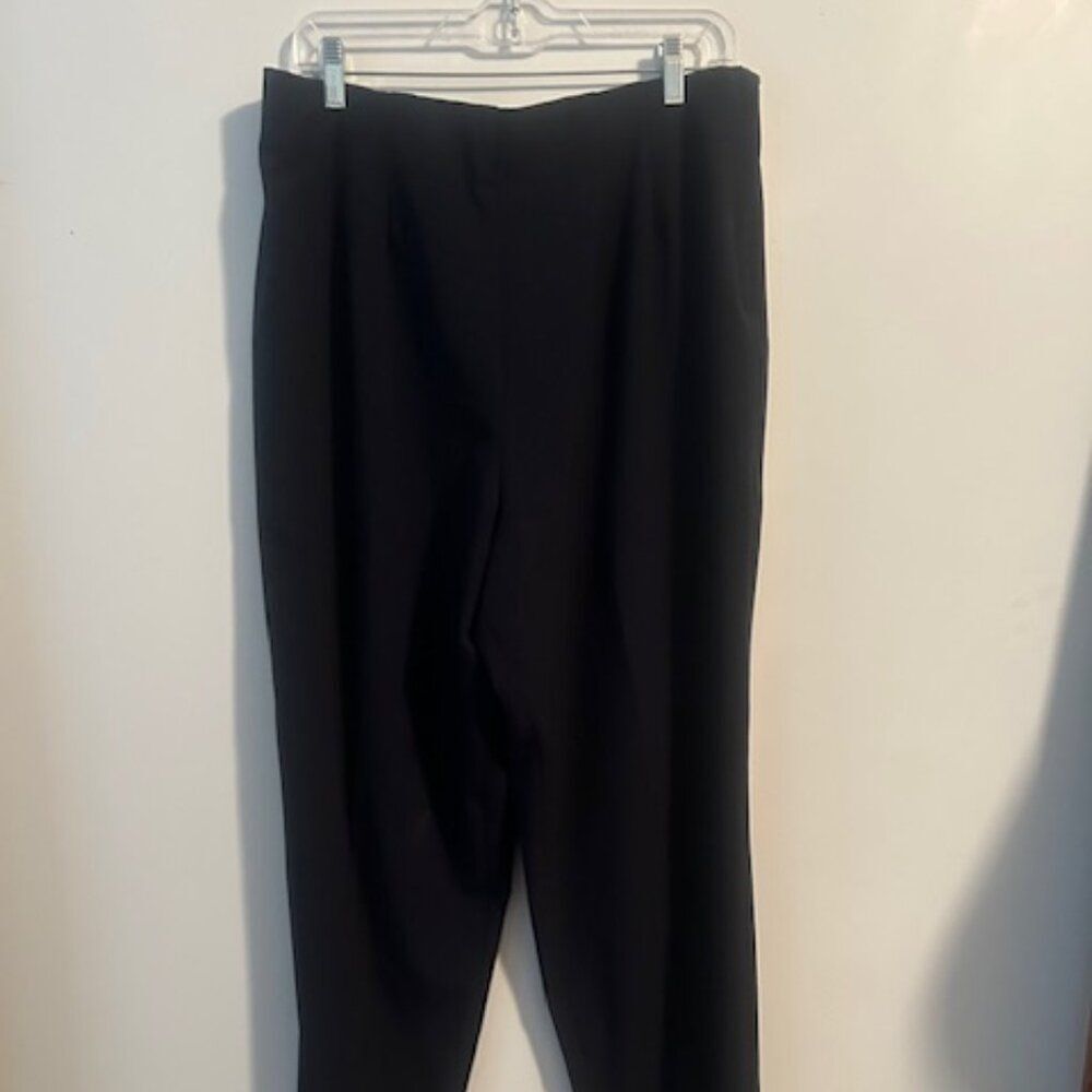 NYCC New York Clothing Co Navy Blue side zip pants, size !6W